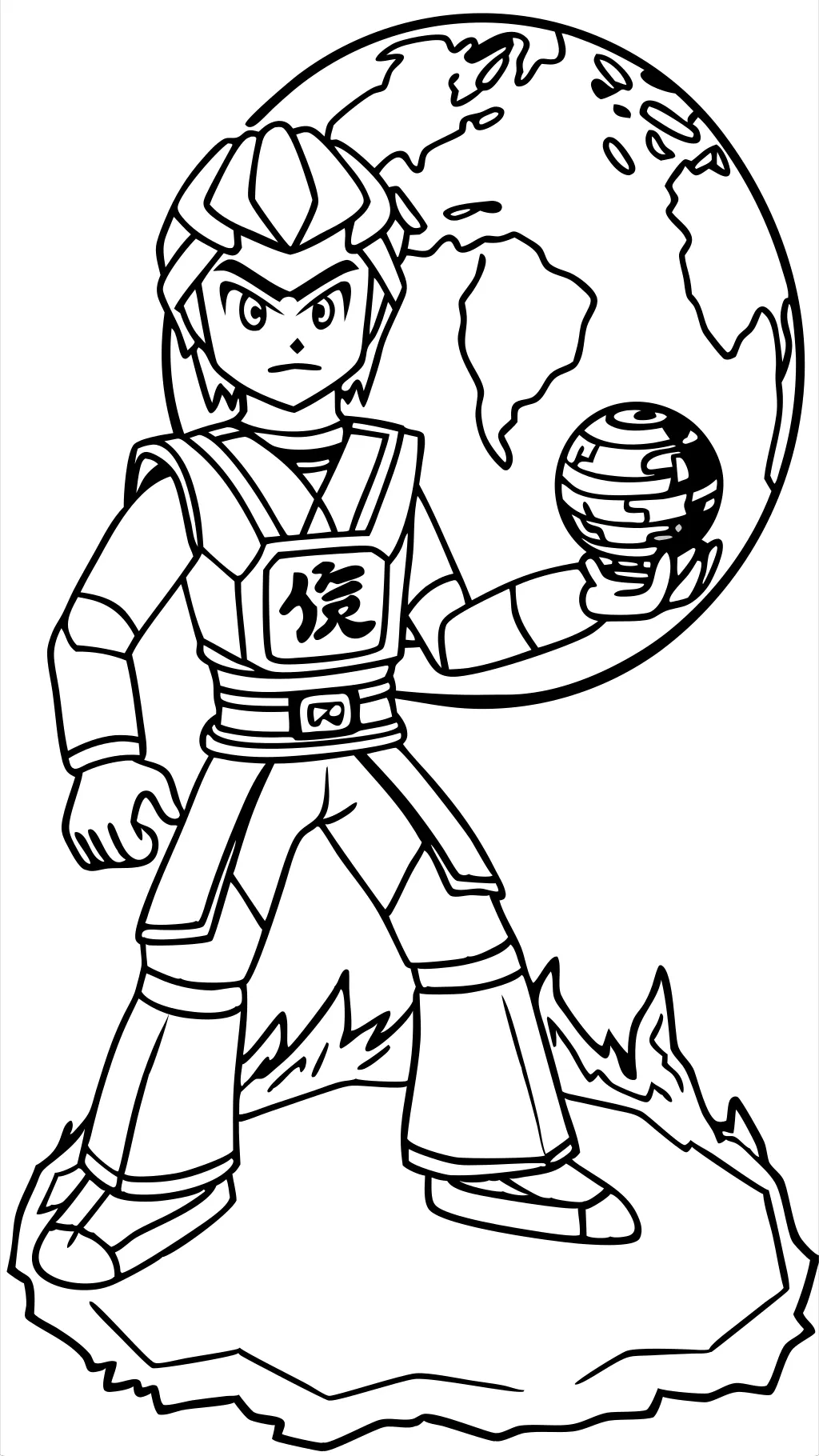 cole ninjago coloring pages